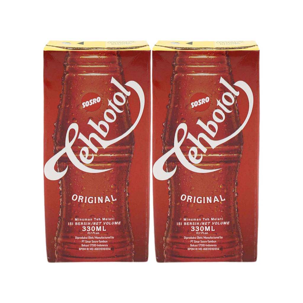 

2Pcs Sosro Teh Botol Kotak 300 Ml