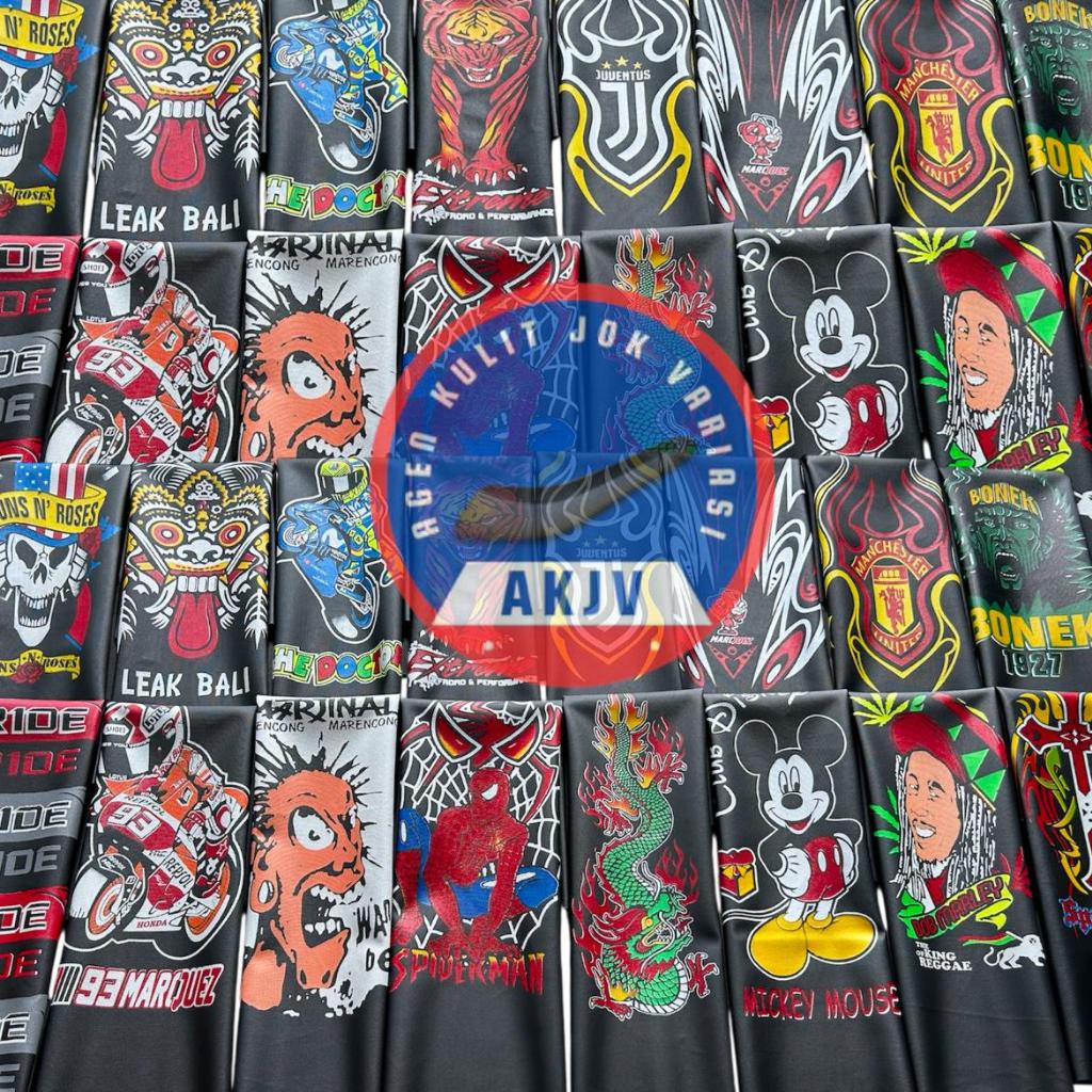 kulit jok motor sablon gambar besar supra revo jupiter beat mio scoopy