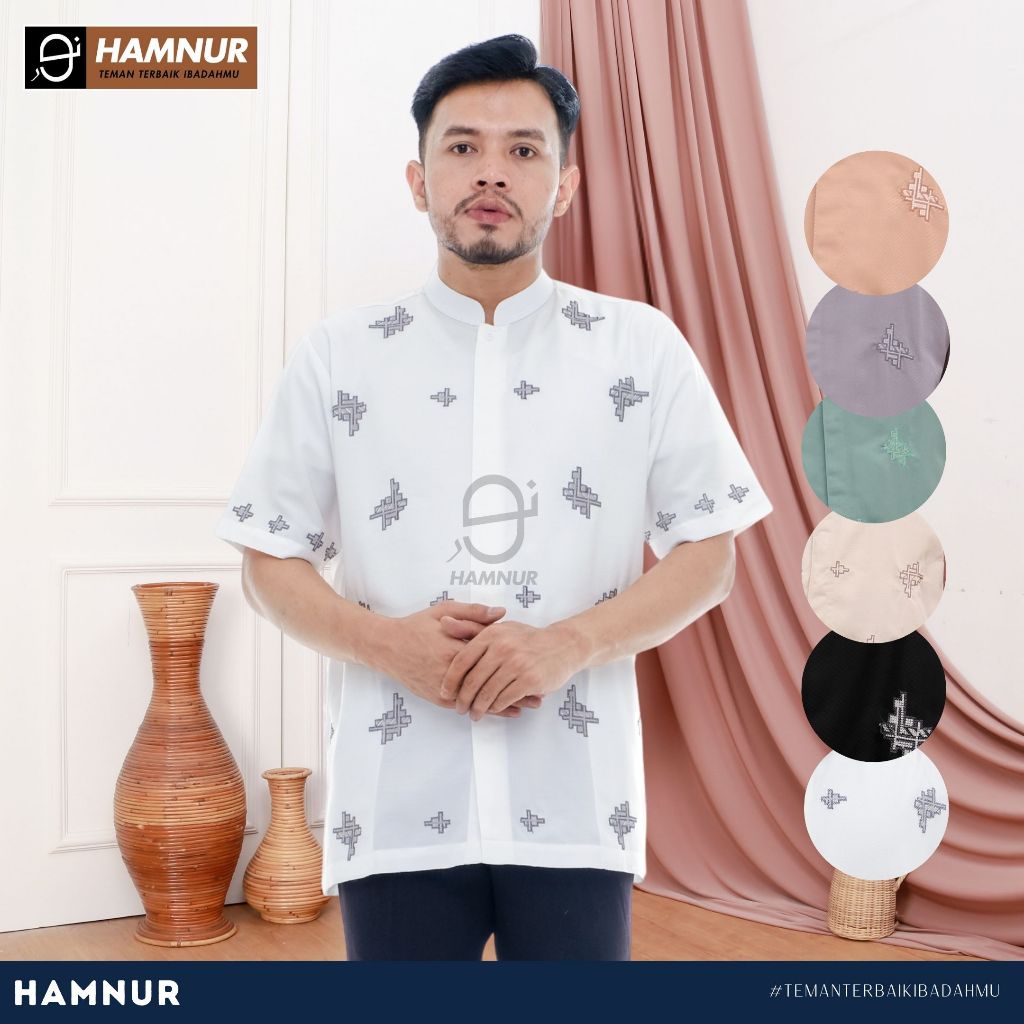 Baju Muslim Laki2 Bju Pakean Cowo Idul Fitri Koko Panjang Jubah Cowok Terbaru 2026 Import Modern Kok