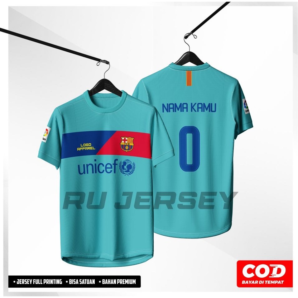 JERSEY BARCELONA 2010 AWAY FULL PRINTING