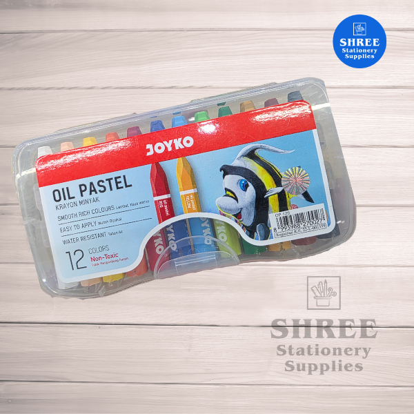 

Joyko Oil Pastel Krayon Minyak Smooth Rich Color 12 Warna – Alat Menggambar Kreatif untuk Anak & Remaja | Shree Stationery Supplies