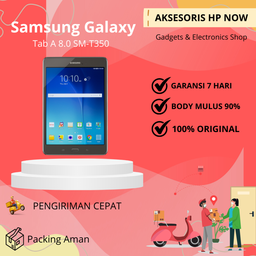Samsung Galaxy Tab A 8.0 2015 (SM-T350) Wifi Only Second ORIGINAL - AHN