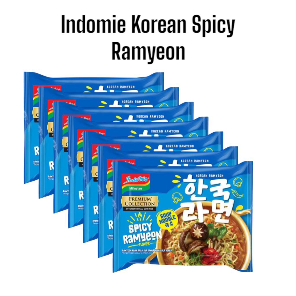 

Indomie Ramen Korean Spicy Ramyeon 1 Dus isi 20 Pcs