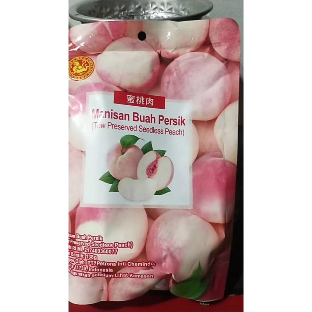 

CHEN LIANG JI MANISAN BUAH PERSIK 138 GRAM