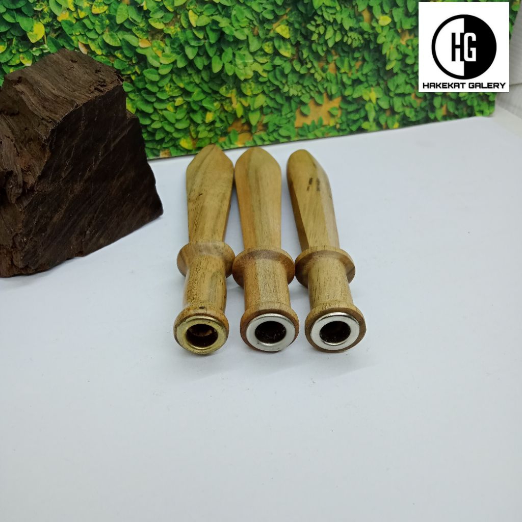 Once pipa cangklong kayu Bidara motif pedang D15