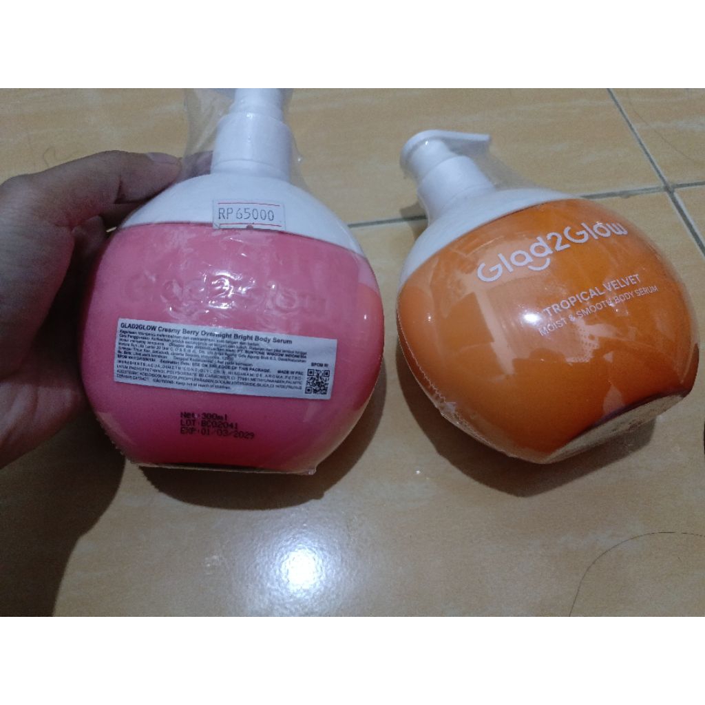 Promo Glad2glow Body Serum - Body Serum Whitening - Body serum Glad2glow