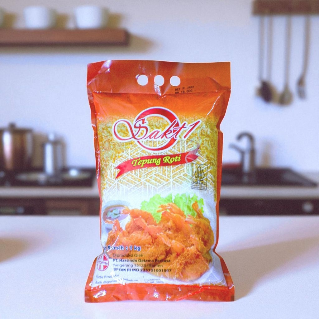 

TEPUNG ROTI SAKTI 1KG SAKT1 BREAD CRUMB MIX / TEPUNG PANIR