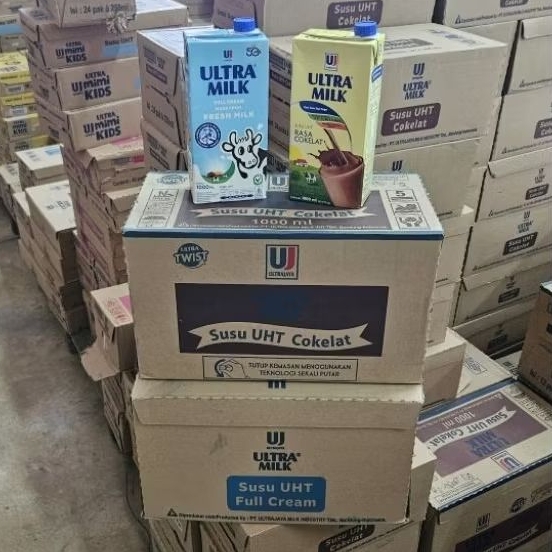 

ED 02.26 - CTN 12*1000ML - ULTRA 1LITER 1000ML 1 LTR / PUTIH / COKLAT