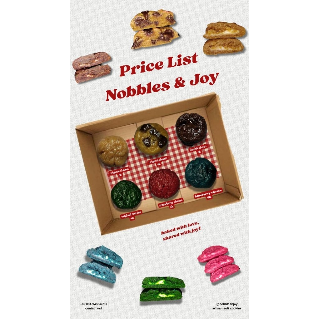 

SOFT COOKIES MANIS TEMAN HARIANMU BY NOBBLES & JOY