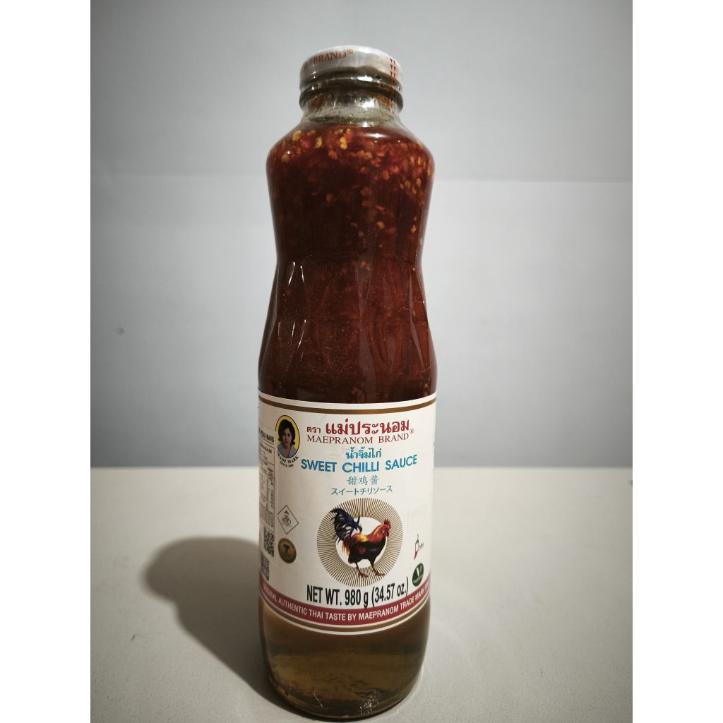 

Maepranom Brand Sweet Chilli Sauce 980gr | Saos Bkk | Saus sambal Thailand