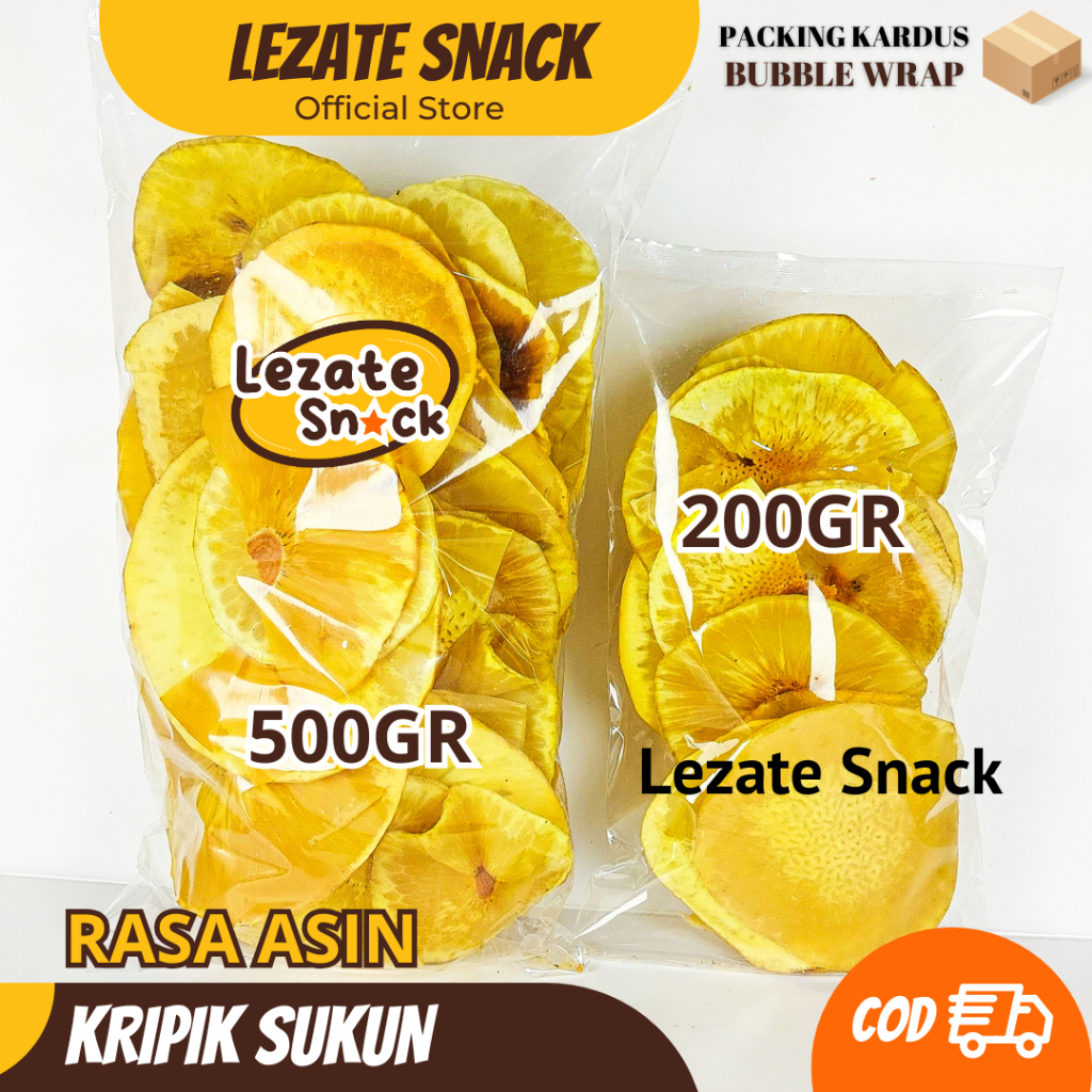 Kripik Sukun Bulat Super 500GR Kiloan Empuk Renyah Enak / Keripik Sukun Bulat Mentega Goreng Tidak K