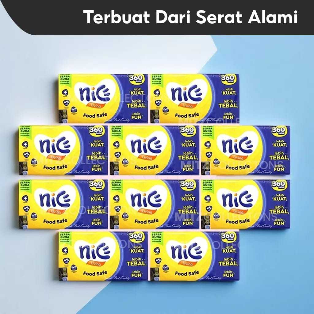 ISI 5 BIJI - TISSUE MURAH Tissu Nice 2ply Tisu Serba Guna Agen Tisu 180 Sheet Terlaris Murah Terbaru