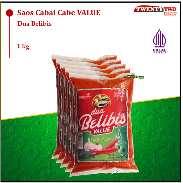 

[6 X]Dua Belibis Saus Cabai Value 1 kg