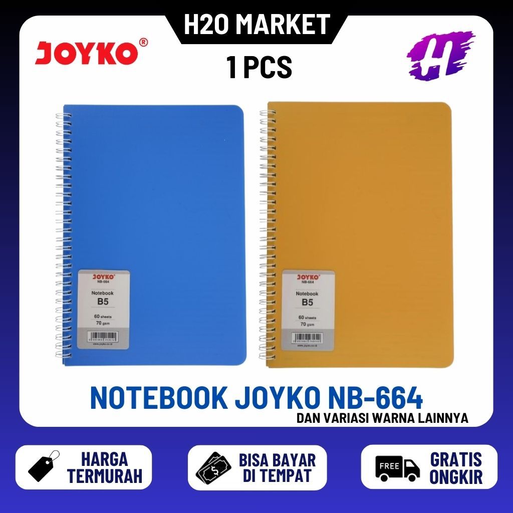 

❤️H2O❤️ Ruled Notebook Diary Agenda Buku Catatan Bergaris Joyko NB-664