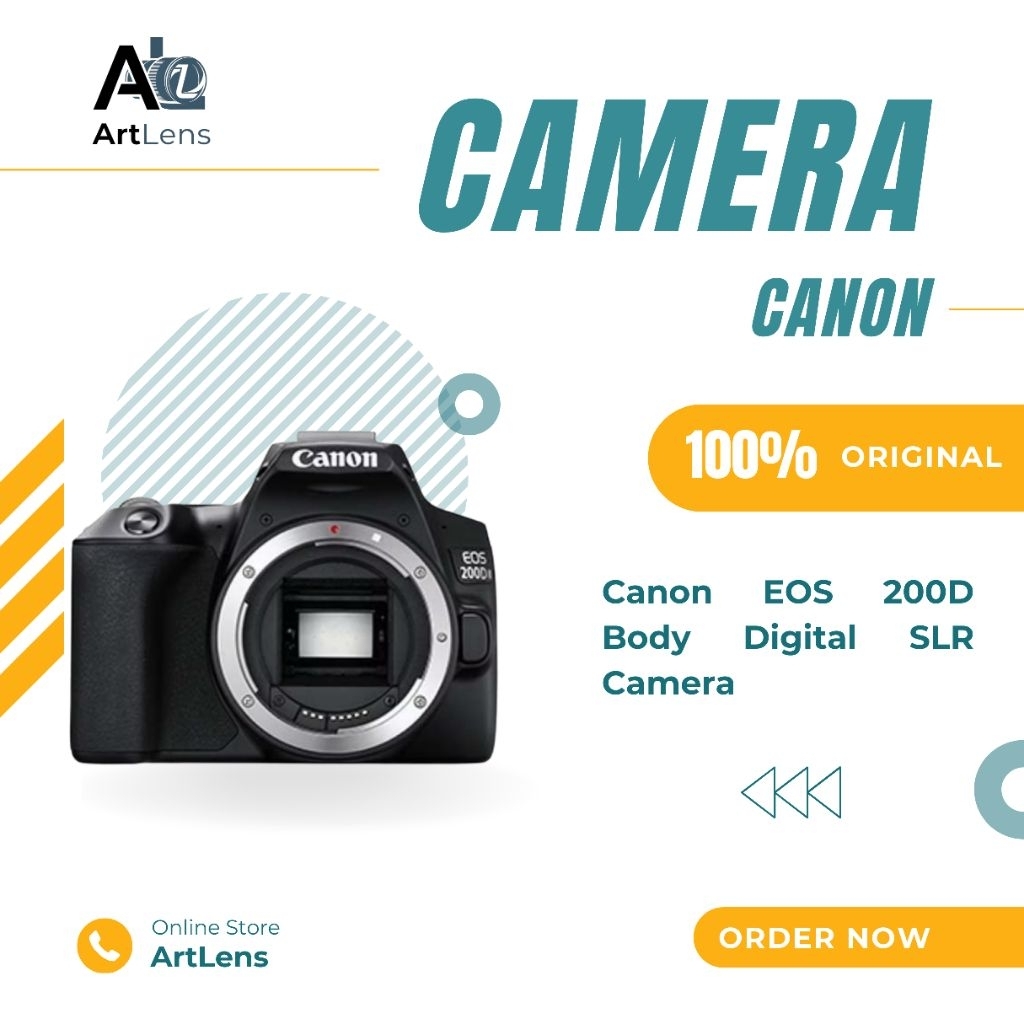 Canon EOS 200D Body Digital SLR Camera