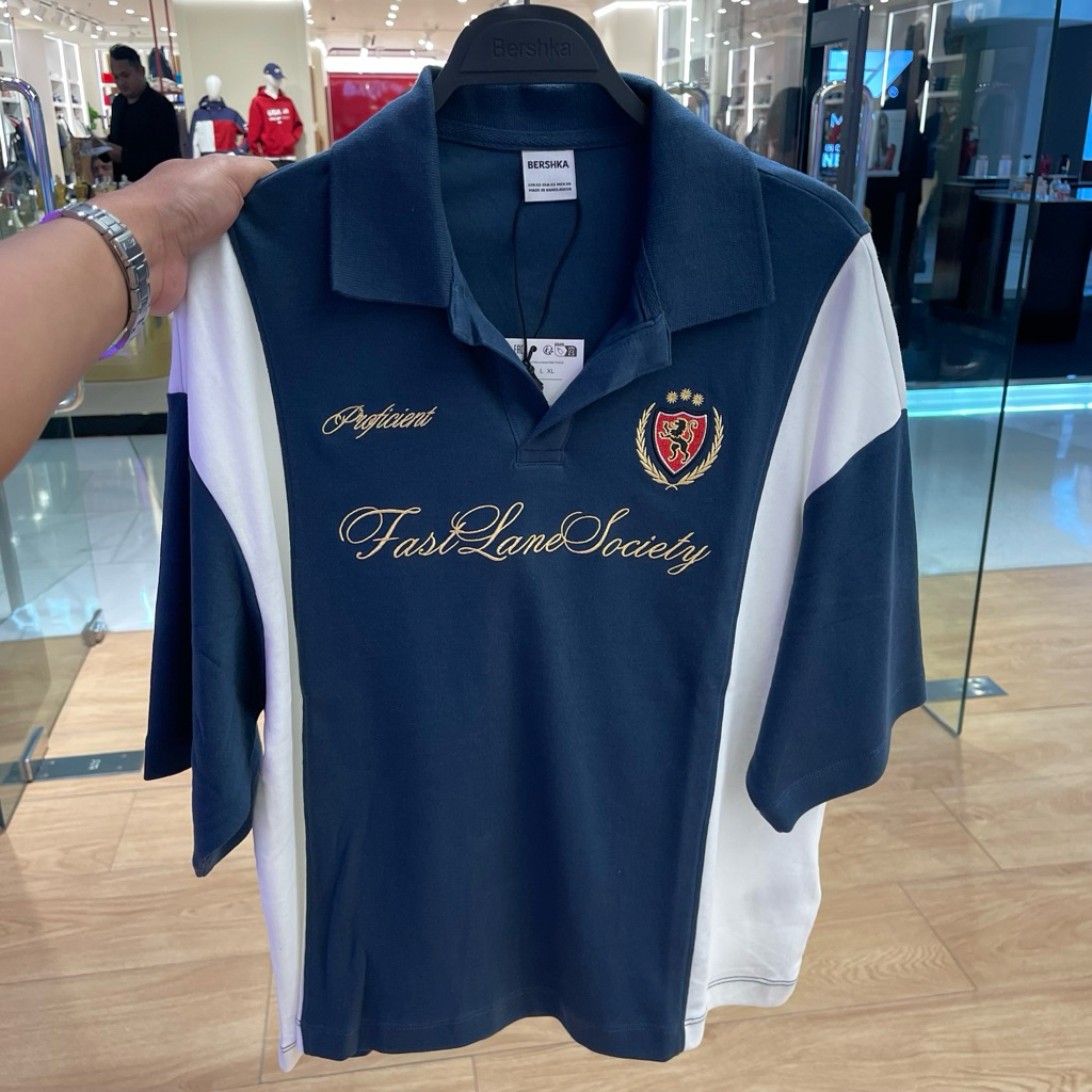 Polo Varsity BERSHKA MEN Jastip (jasa titip)