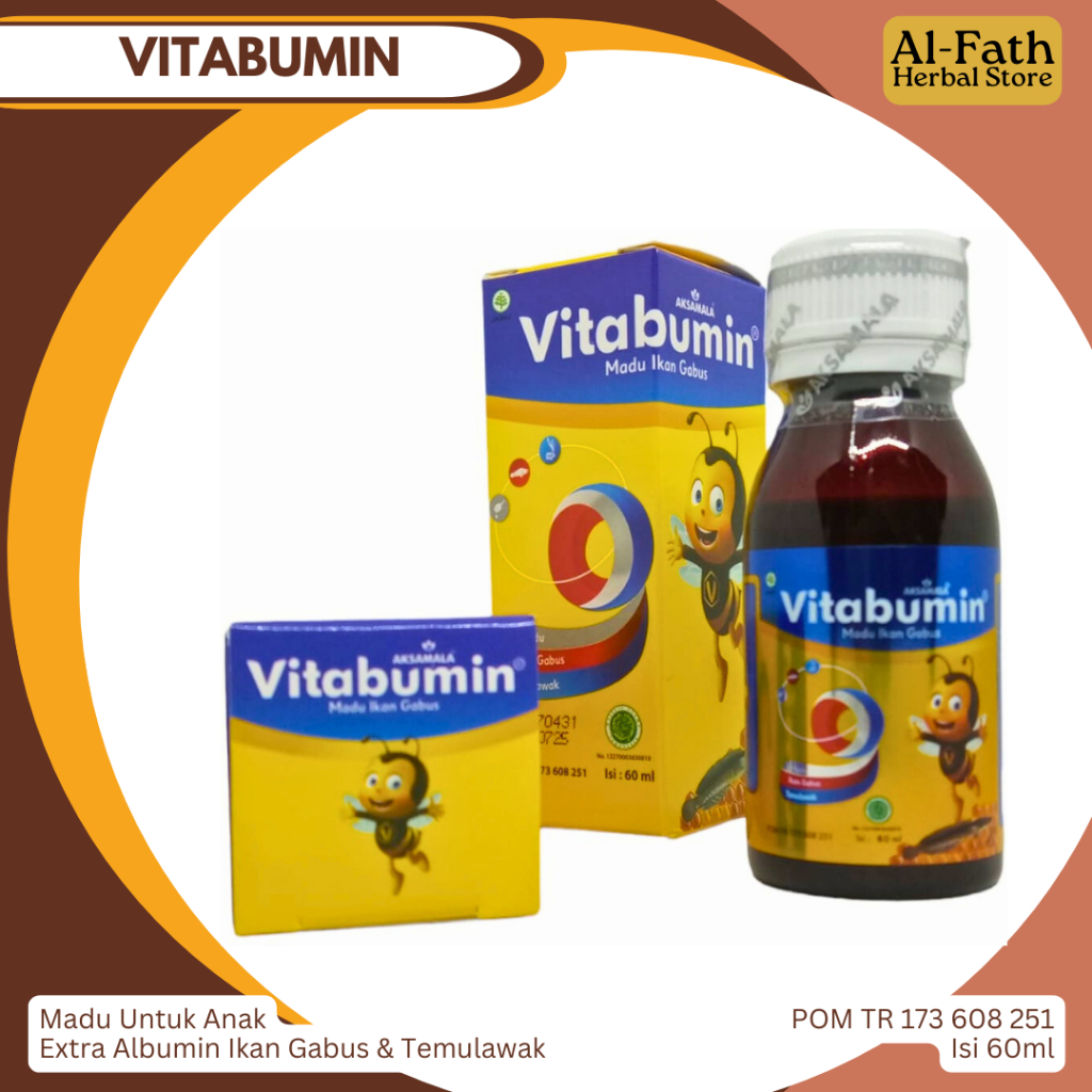 VITABUMIN 60ML Madu Nafsu Makan Anak 1 Tahun BPOM