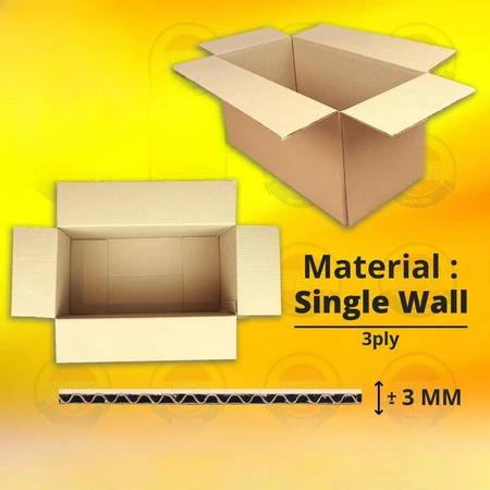 

Dus Karton Polos Packing Box 40 x 20 x 20 cm