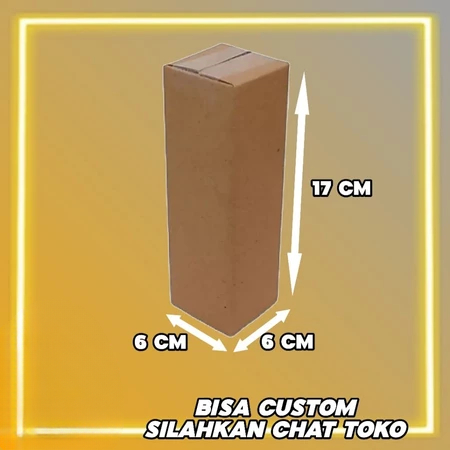 

Kardus Packing Ukuran 6 x 6 x 17 Dus Box Polos