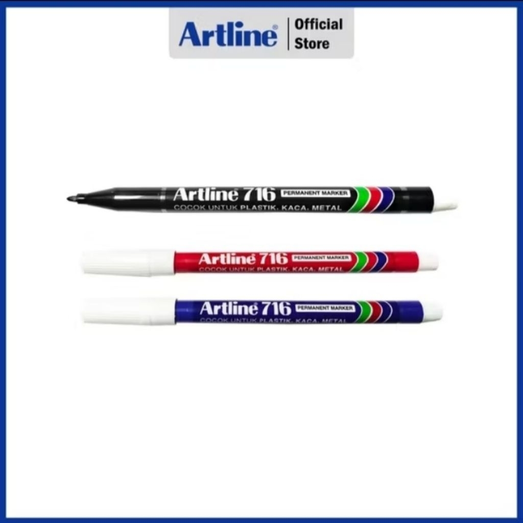 

Artline Spidol Permanent Serbaguna EK-716 Ecer