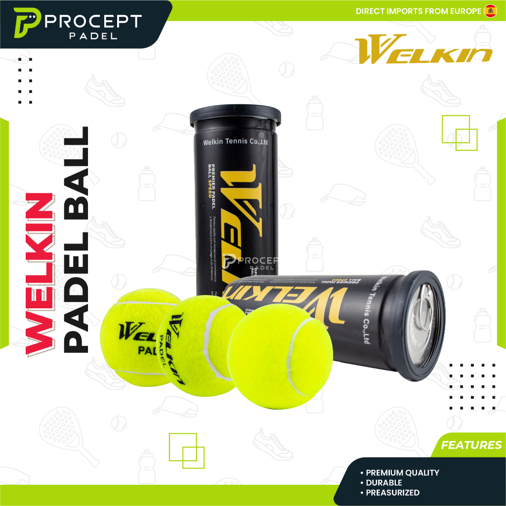 Bola Padel WELKIN Original (isi 3pc)