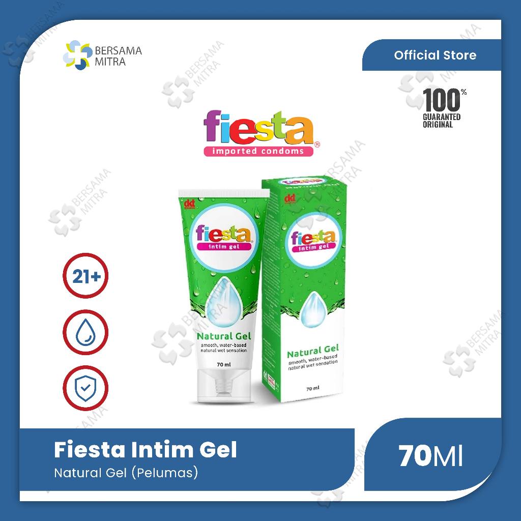 Lubricant Fiesta Intim Natural Gel 70ml / Pelumas Gel