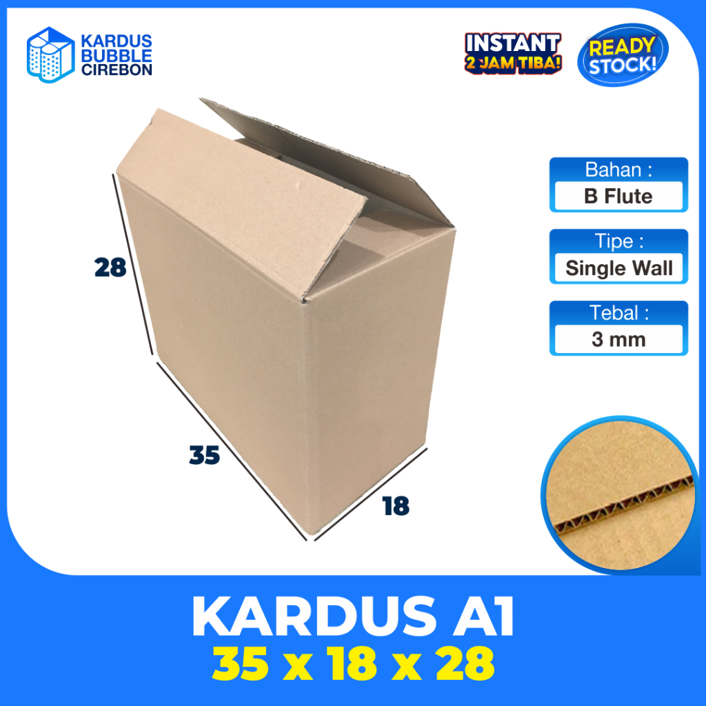 

Kardus / Box / Karton / Aksesoris / Kotak / Dus Packing Handbag Totebag / Hampers Lebaran / Dus Arsip – 35x18x28 cm (Kardus 35 x 18 x 28 cm)