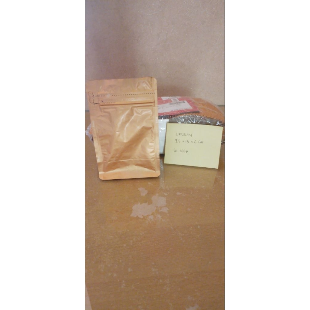 

kemasan flat bottom gold