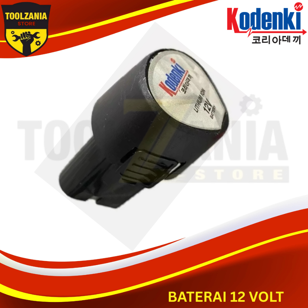 KODENKI Battery 12Volt Baterai 12 Volt Batre Only 12V