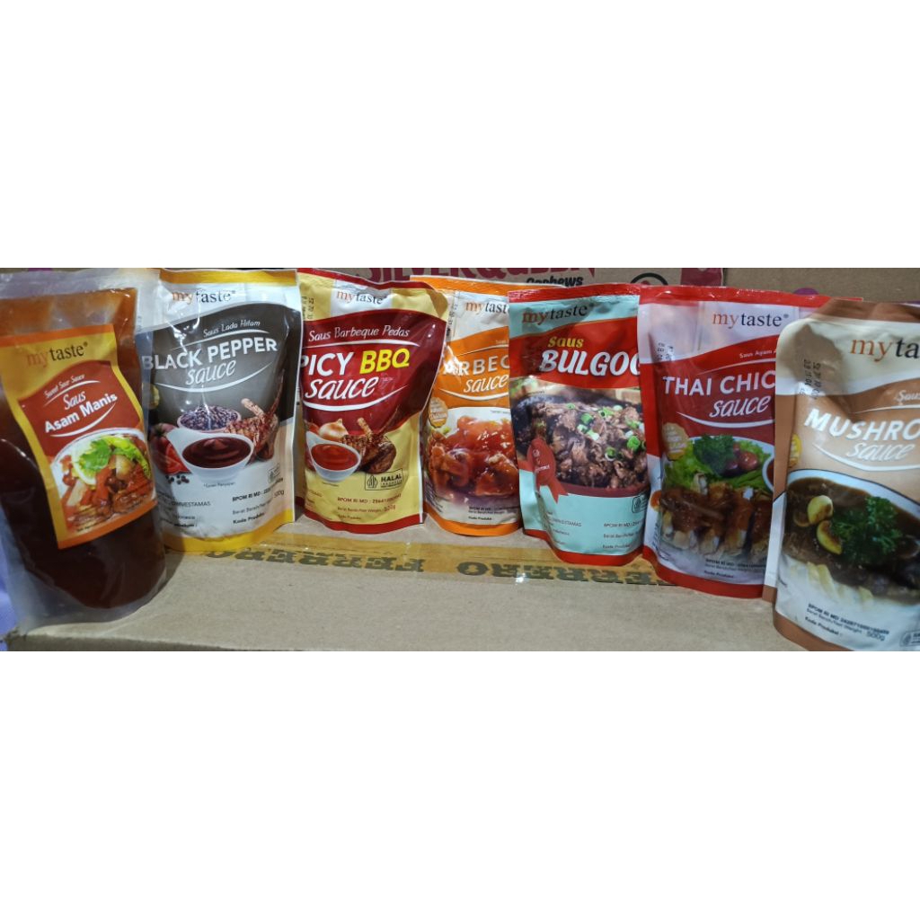 

my taste black papper sauce 500gr