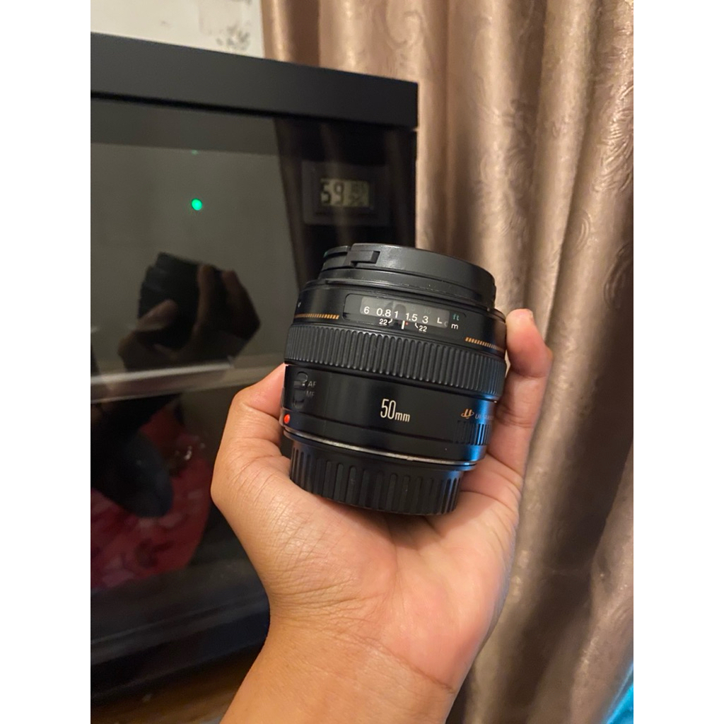 Lensa canon 50mm f 1,4