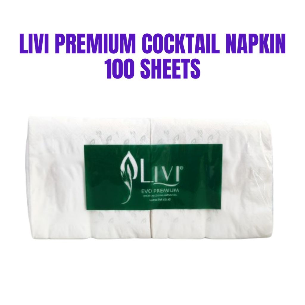 Tissue Livi Cocktail Napkin @100 sheets