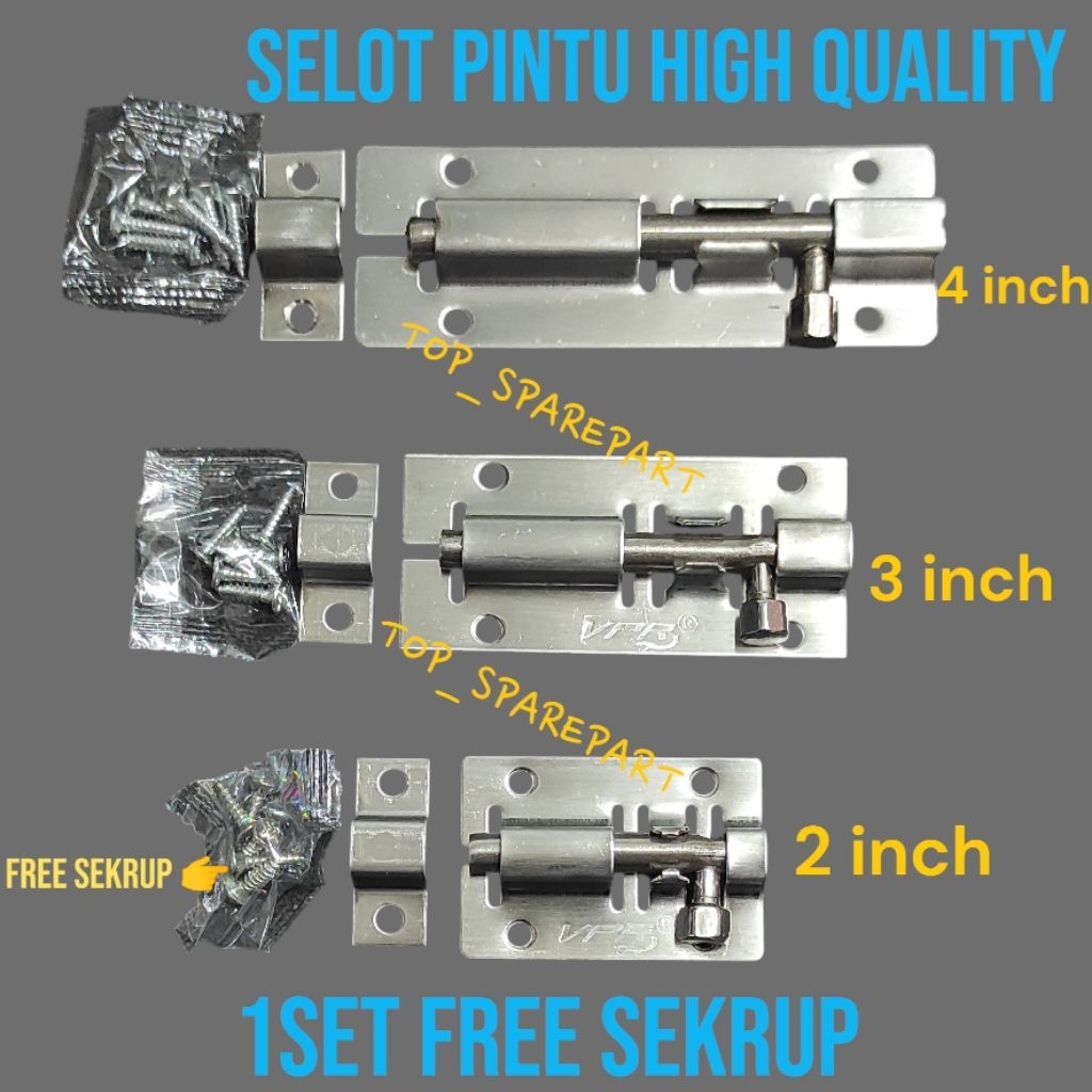 SLOT PINTU LEMARI/SELOT PINTU LEMARI LACI DLL