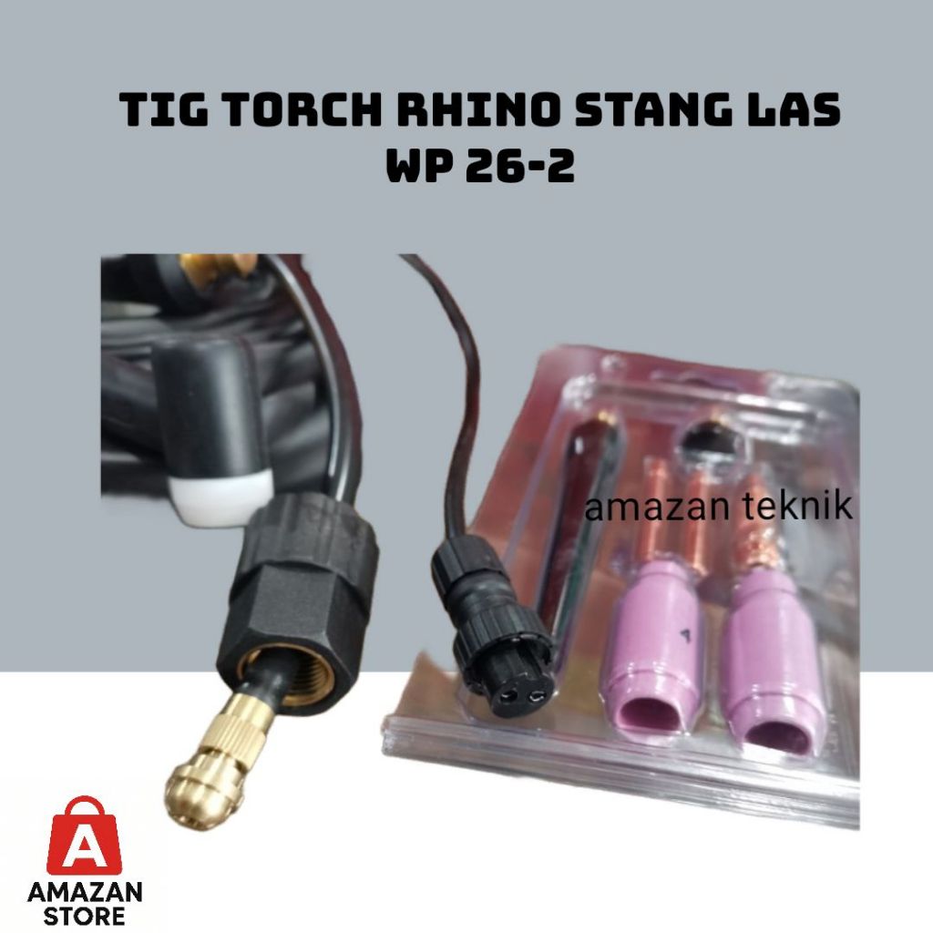 Tig Torch Rhino Stang Las Argon Rhino WP26-2 - Stang Las Tig