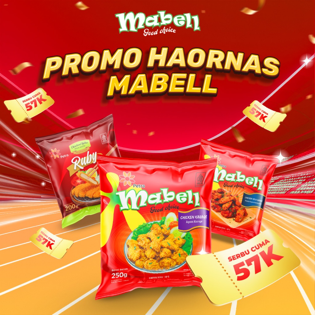 

Mabell Paket Katsu Karage dan Spicy Wing Promo