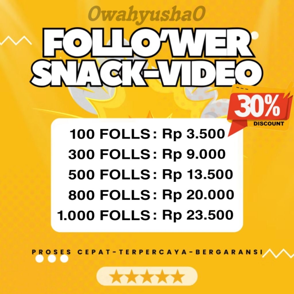 FOLLOWER SNACK VIDEO | Followers Snackvideo | Follower Snackvideo random
