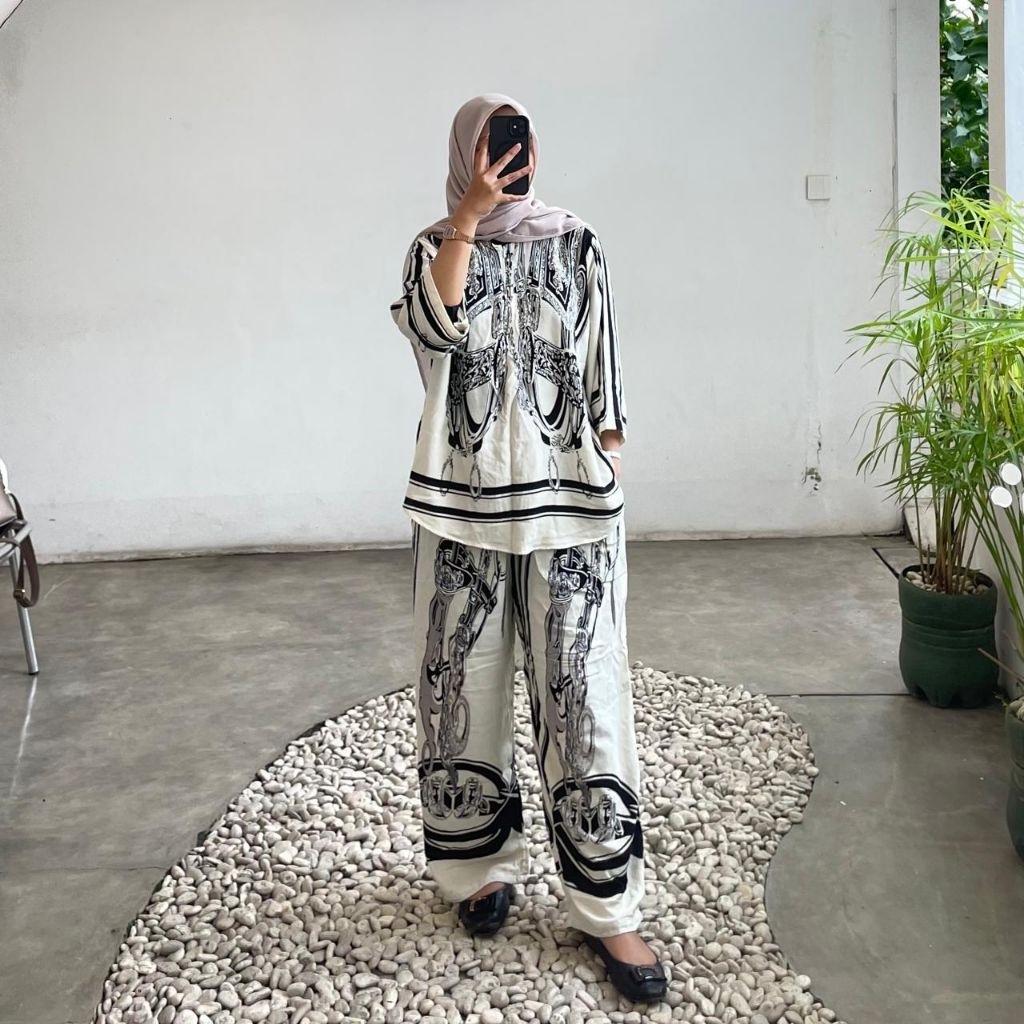 azzura set kulot rayon viscose premium