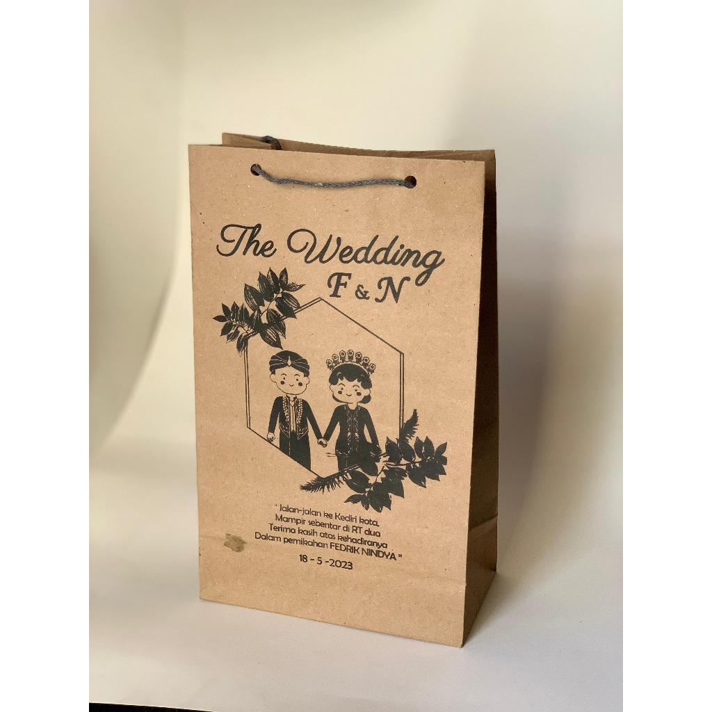 

Sablon Paperbag Custom Desain Bebas 100+ Pcs Ukuran 15x10x25 cm