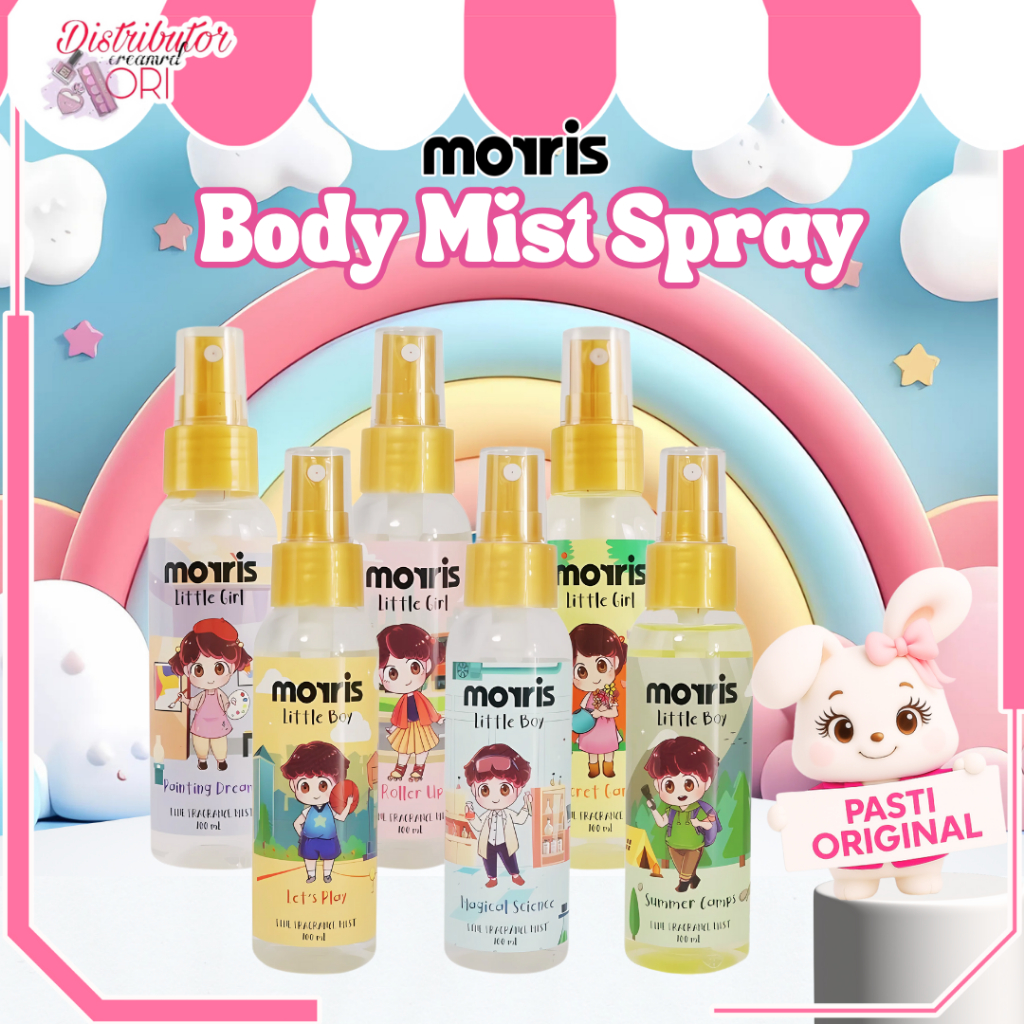 MORRIS - FINE FRAGRANCE MIST LITTLE KIDS EDITION ( 100 ml ) - Parfum Boy | Girl Anak Cowok