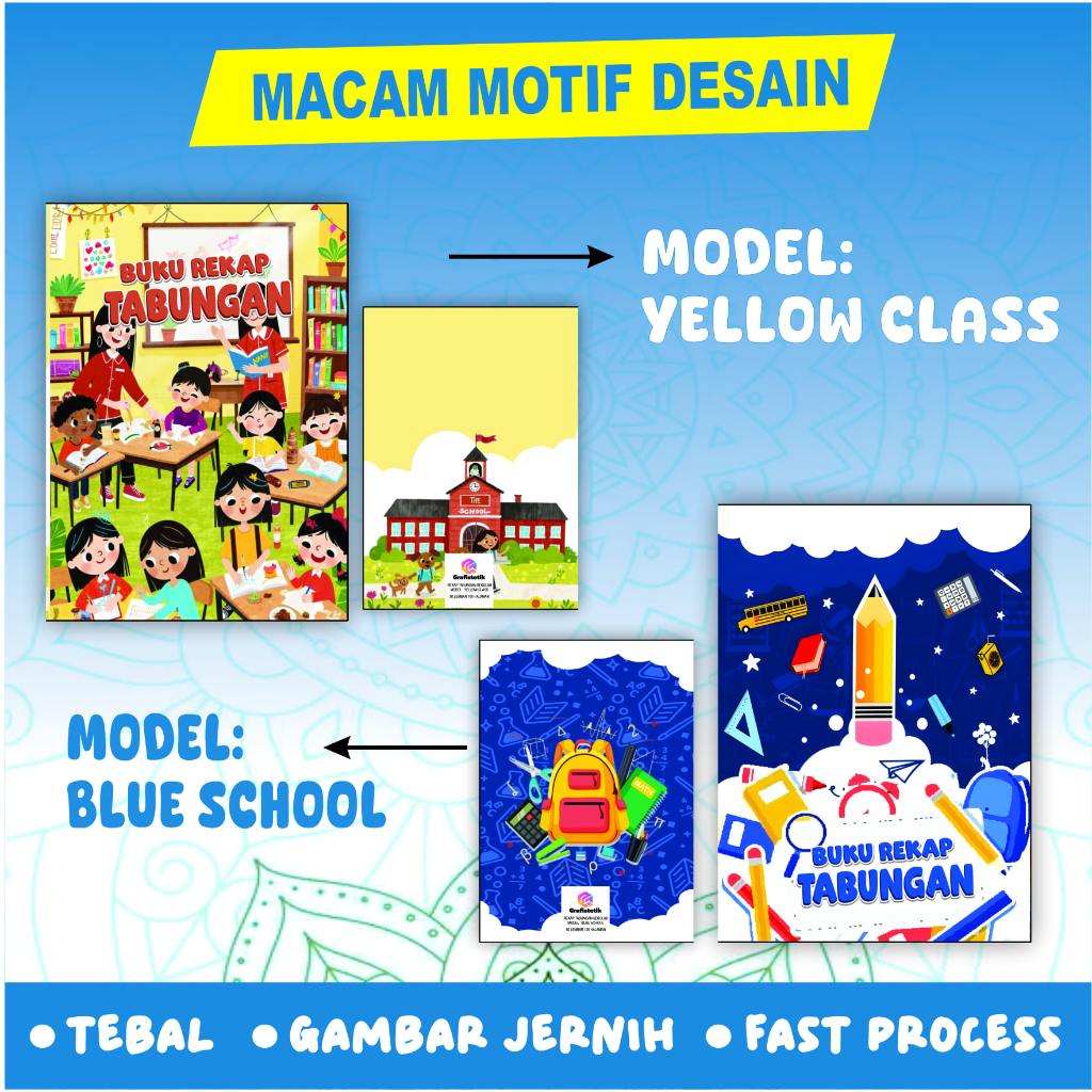 

BUKU REKAP TABUNGAN SEKOLAH BY GRAFISTETIK