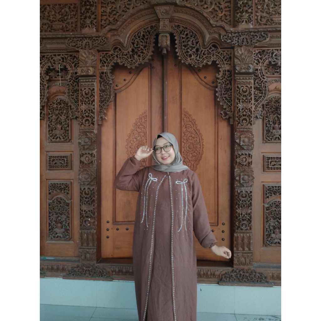 Abaya Syarifah swarovski