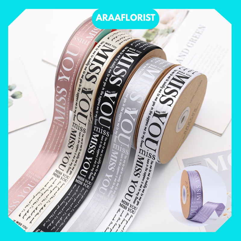 

Pita Satin Motif I Miss You ROLL Premium Pita Kado Buket Bunga Hampers Gift Bouquet PT07