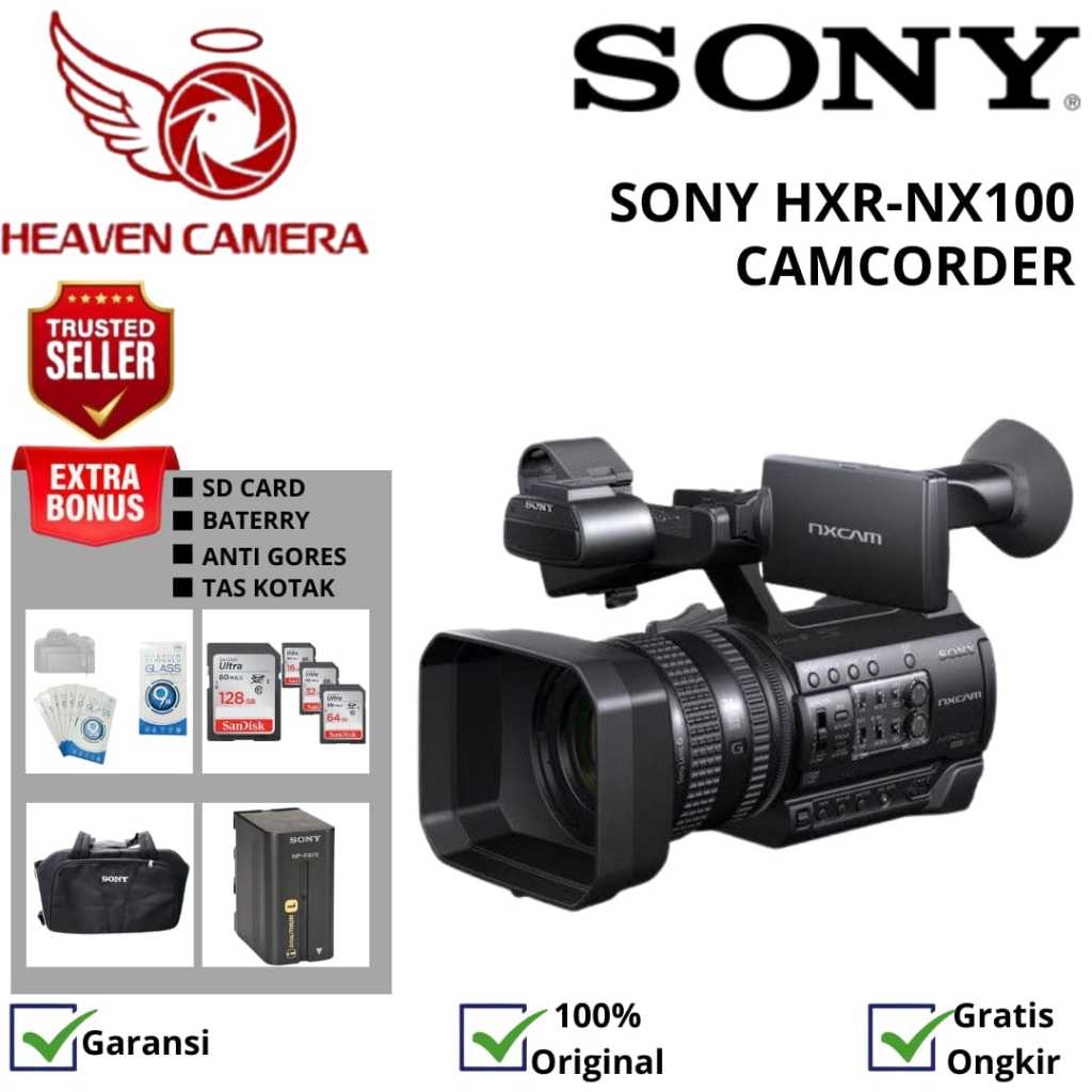 SONY HXR-NX100 FULL HD NXCAM CAMCORDER / CAMCORDER SONY HXR-NX100 / SONY HXR-NX100 / SONY NX100