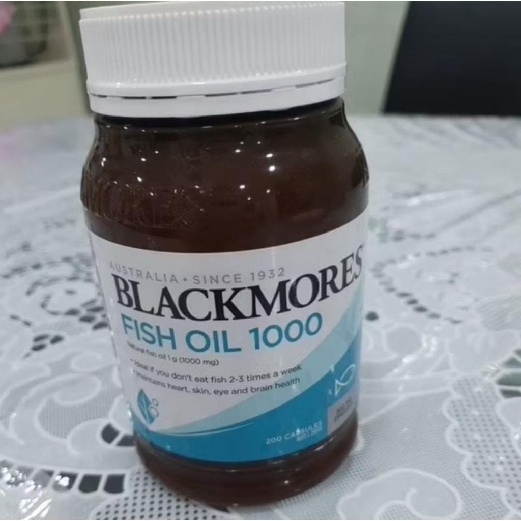 BLACKMORES FISH OIL 1000MG OMEGA-3 200 CAPSULE ORIGINAL BLACKMORES