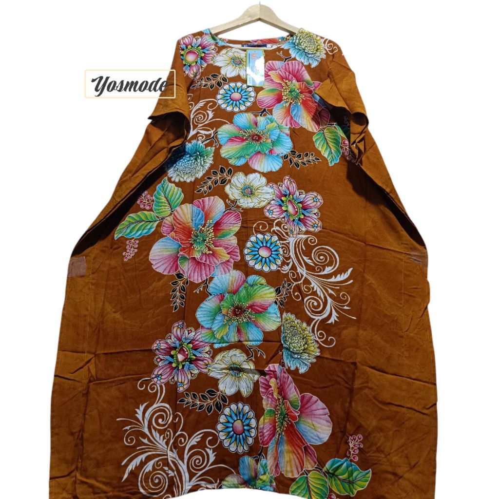 DASTER KALONG/DASTER KENCANA UNGU JUMBO ASLI BATIK KENCANA UNGU LEBEL BIRU MOTIF POLOS TERLARIS