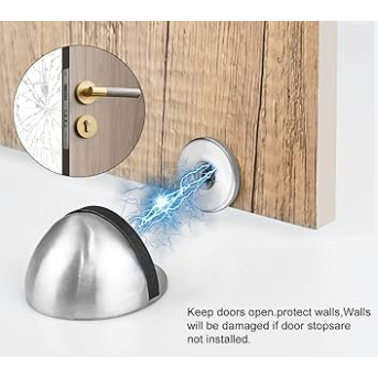 Door Stopper Magnet Kuat Penahan Pintu Rumah Ganjal Bawah Pengganjal Stainless Steel Stoper / Door S