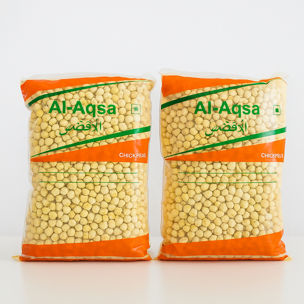

Kacang Arab Chikpeas 1kg Roasted | Kacang Jagung