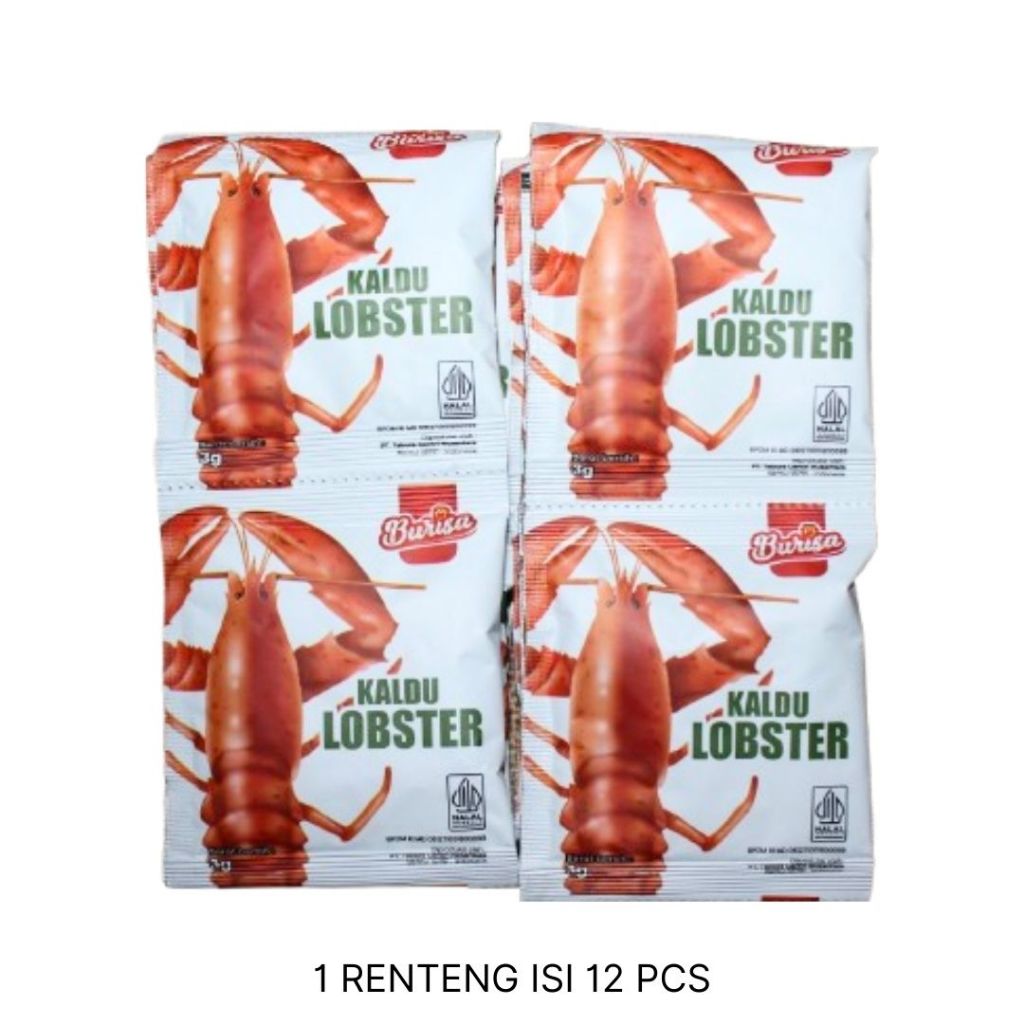 

[PAKET 6 RENTENG] Burisa Kaldu Lobster 4gr ( Renteng isi 12 pcs)