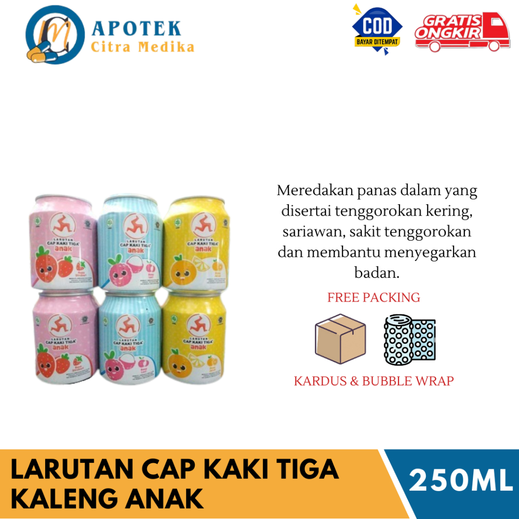 

Larutan Cap Kaki 3 - Meredakan Panas Dalam dan Menyegarkan Badan
