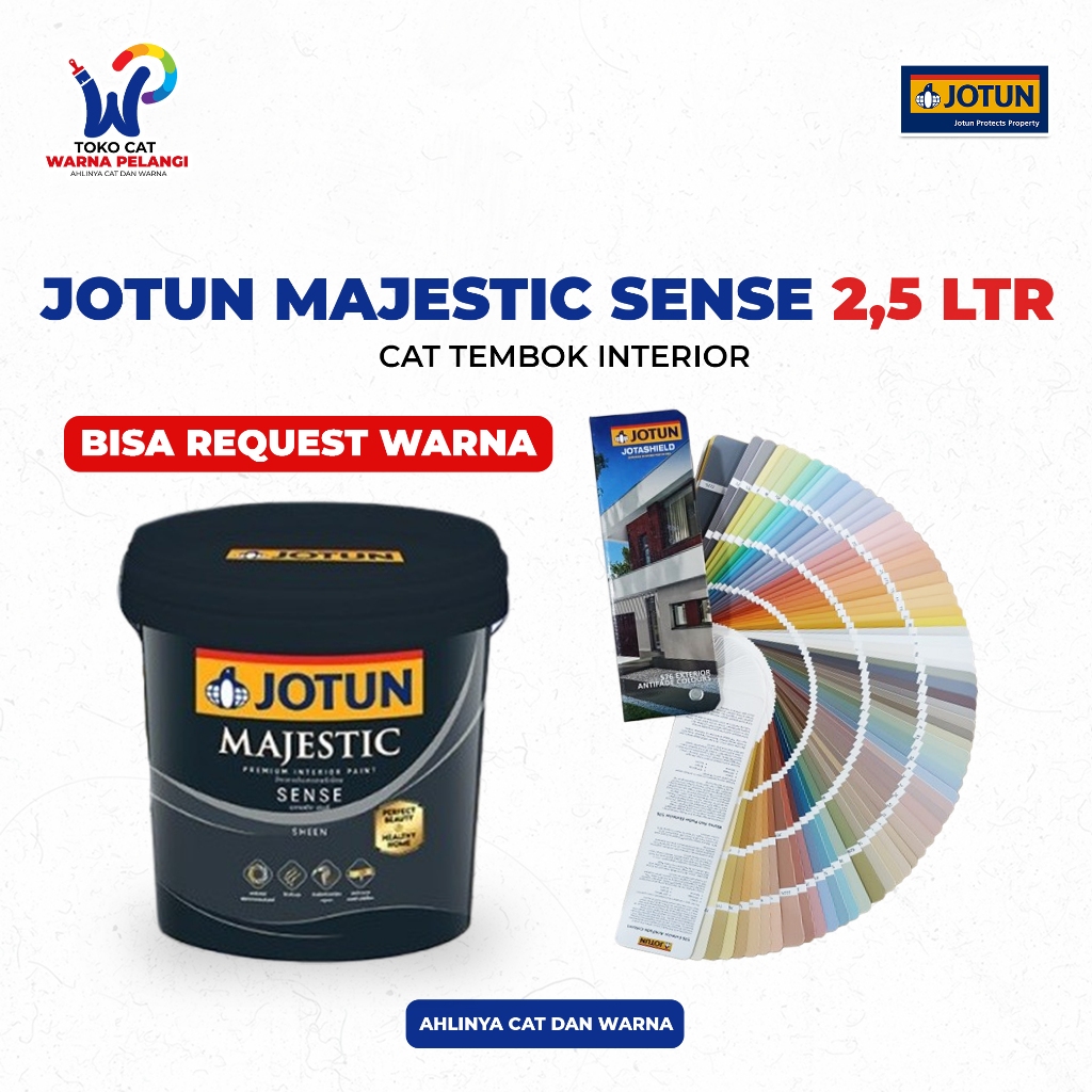 Cat Tembok Interior Premium JOTUN Majestic Sense 2,5 LTR (3 KG)